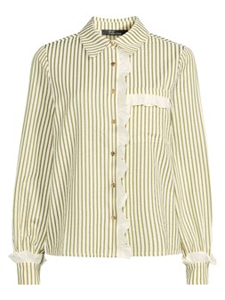 The Very Collection Frill Collar Stripe Shirt €45 @Very.ie
