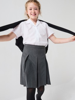 The Very Collection Girls 3 Pack Revere Short Sleeve School Blouse - White €18 at Very.ie