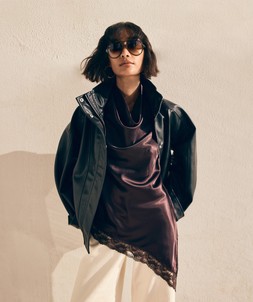 The Very Collection Jacket €58, Top €25, Jeans €45, Sunglasses €207 by Very.ie