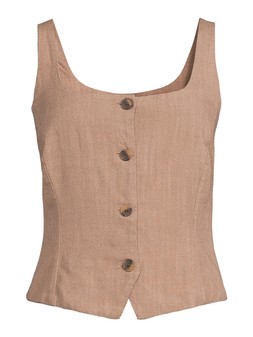 The Very Collection Linen Blend Tan Co Ord Top €32 at Very.ie