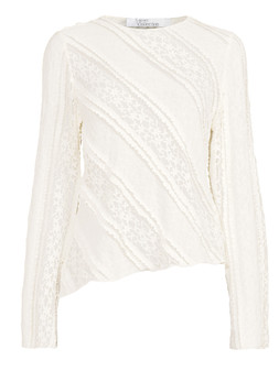The Very Collection Long Sleeve Lace Top - Cream €32 at Very.ie