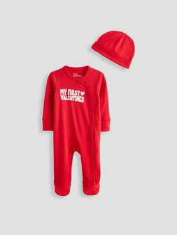 The Very Collection My 1st Valentines Sleepsuit and Hat Set €16 at Very.ie