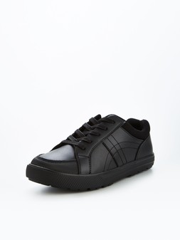 The Very Collection Older Boys Lace Up Leather Trainer School Shoe - Black €30 at Very.ie