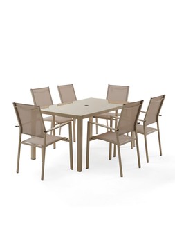 The Very Collection Palermo Textilene Dining Set 6 Seater €589.99 at Very.ie