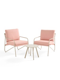The Very Collection Palm Springs Bistro Set - Pink €339 at Very.ie