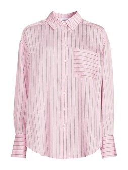 The Very Collection Stripe Pocket Shirt - Pink €35 at Very.ie