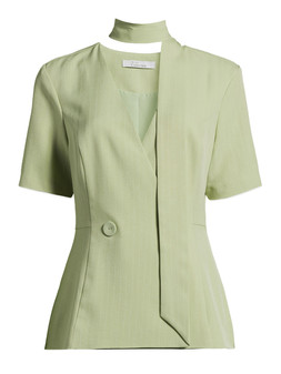 The Very Collection Pinstripe Short Sleeve Tailored Top €58 at Very.ie