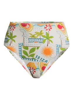 The Very Collection Ibiza Postcard Print Bikini Briefs €20 at Very.ie