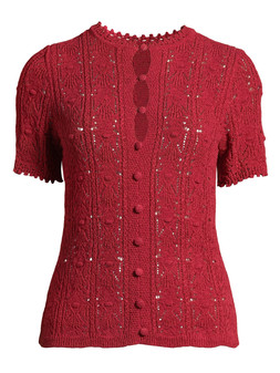 The Very Collection Cotton Rich Stitch Detail Button Down Jumper €35 at Very.ie
