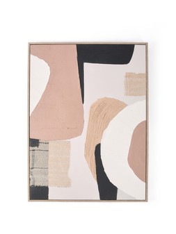 The Very Collection Revive Brown Abstract Canvas €49.99 at Very.ie