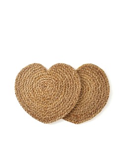 The Very Collection Set Of 2 Heart Placemats €14.99 at Very.ie
