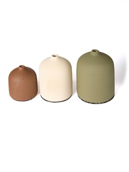 The Very Collection Set of 3 Stoneware Bud Vases €32.99 at Very.ie