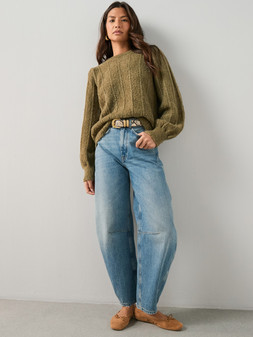 The Very Collection Stitch Detail Crew Neck Jumper With Wool €38 @Very.ie