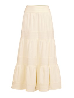 The Very Collection Textured Tiered Co-Ord Maxi Skirt - Cream €32 at Very.ie