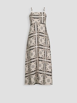 The Very Collection Tile Print Strappy Maxi Dress €35 at Very.ie