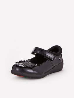 The Very Collection Toezone Younger Girls Unicorn Leather School Shoe - Black €33 at Very.ie
