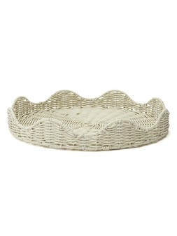 The Very Collection White Round Wavy Tray €18.99 at Very.ie