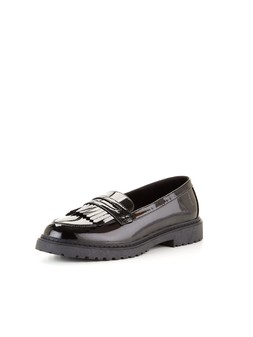 The Very Collection Wide Fit Older Girls Patent Leather Loafer School Shoe €33 at Very.ie