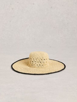 White Stuff Wide Brim Crochet Hat €32 at Very.ie