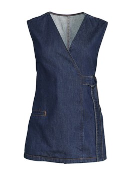 The Very Collection Denim Wrap Top £38