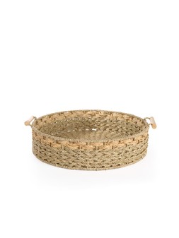 Very Home Large Round Seagrass Tray with Handles 50cm £25