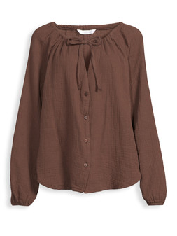 Michelle Keegan Crinkle Button Through Top - £25