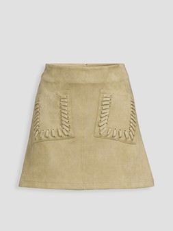 Michelle Keegan x Very FAUX SUEDE SKIRT CO ORD, £35