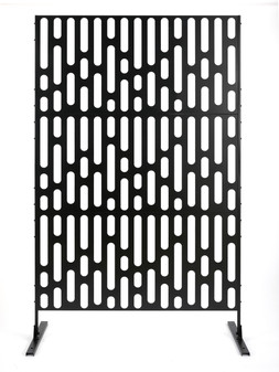 W70U1 The Very Collection Vertical Metal Garden Screen Linear - Free Standing £130