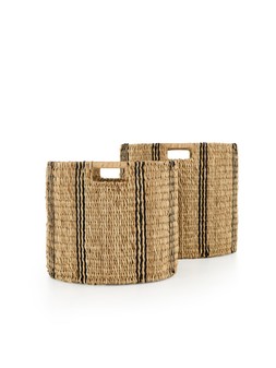 WFATU The Very Collection Home Set of 2 Stripe Basket £40