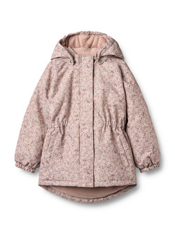 WKMMU VERY - Wheat Girls Floral Hooded Petra Jacket - Pink £95