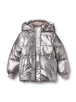 WKMMV Very - Wheat Girls Metallic Padded Eli Jacket Eli - Silver £130