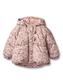 WKMN2 Very - Wheat Baby Girls Floral Padded Olga Jacket - Pink £95