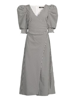 WO3Q0 The Very Collection Gingham Wrap Dress £45