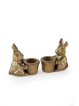 WPPSV The Very Collection Set of 2 Bunny Candle Holders £18