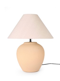 WQBNV The Very Collection Large Ceramic Table Lamp - Clay £65