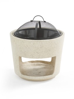 WRCGV The Very Collection MgO Fire Pit With Wood Store £130