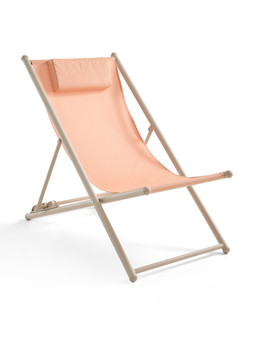 WSEOJ The Very Collection Palm Springs Deckchair - Peach £40