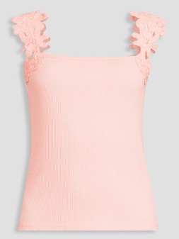 WSI5U The Very Collection Crochet Floral Sleeve Cami £18