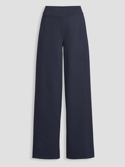 WSLE6 The Very Collection Scuba Wide Leg Trouser Co-ord Navy £28