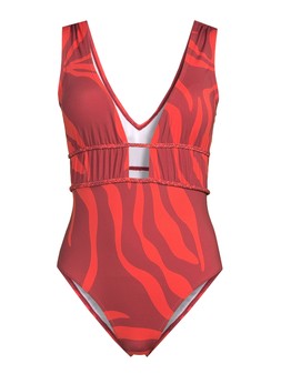 WTKEY The Very Collection Red Pattern Swimsuit £30