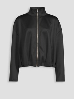 WU3SE The Very Collection Zip Up Funnel Neck Bubble Hem Jacket £38