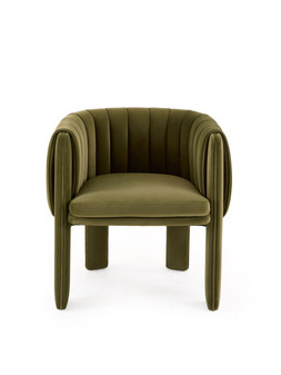 WU3X5 The Very Collection Mila Double Layer Pleated Dining Chair £179