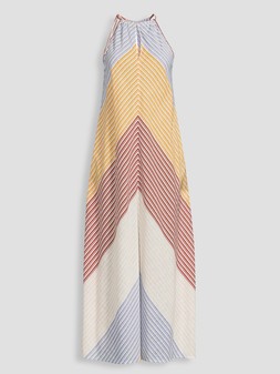 WW62K The Very Collection Stripe Volume Hem Midaxi Dress £45