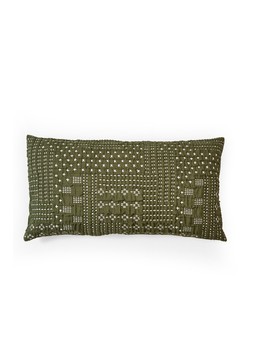 WYR1Y The Very Collection Country Cabin Matelasse Bolster Cushion £15