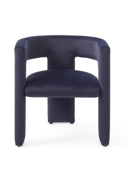 WYSQS The Very Collection Nell Velvet Dining Chair Navy £159