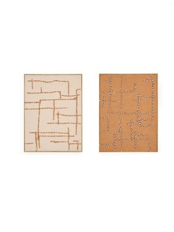 WYT20 The Very Collection Set of 2 Embroidered Textured Canvas 60x80cm £80 (1)