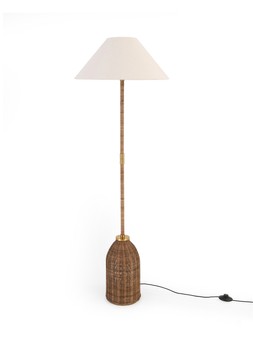 WYY81 The Very Collection Floor Lamp with Rattan Base £95
