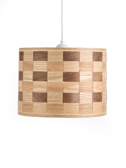 WYY8A The Very Collection Wood Effect Easy Fit Ceiling Light Shade £35