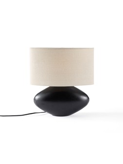 WYYA8 Very x Michelle Keegan Home Pebble Base Wooden Table Lamp - Pine Wood £60