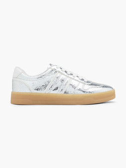 Deichmann Graceland Silver Trainers £24.99 11025173
